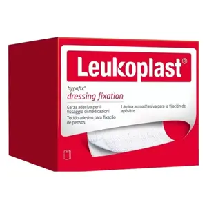 Curativo Essity Leukoplast Red Hypafix TNT Elástico para Fixação e Proteção